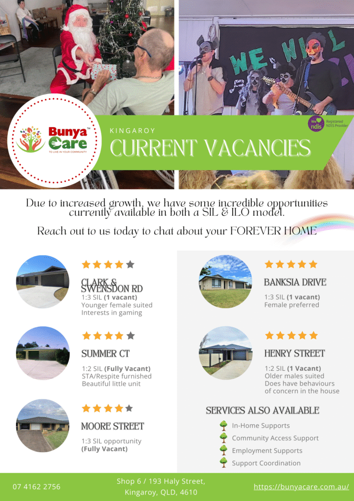 Kingaroy VACANCIES